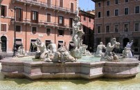 Place Navone : fontaine de Neptune